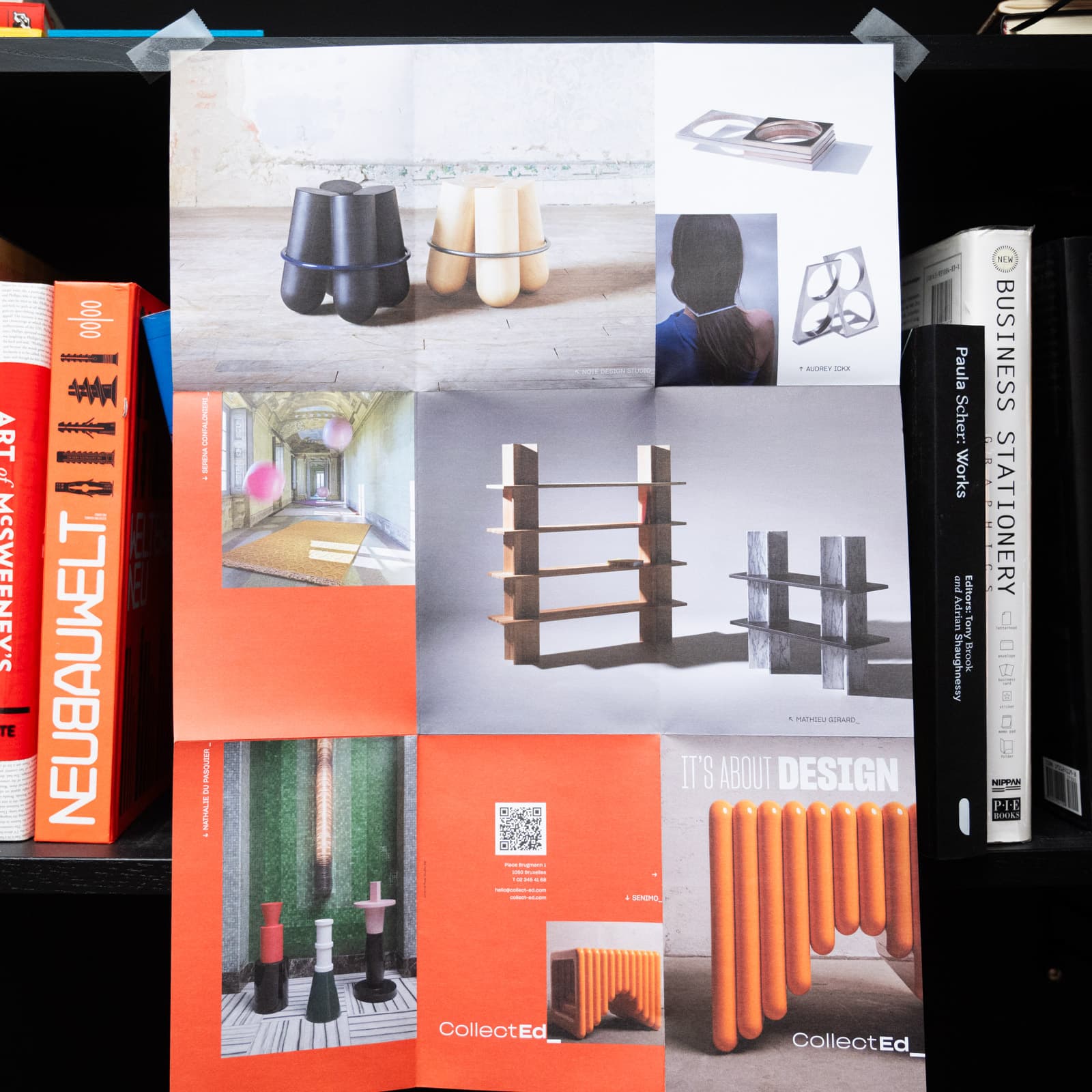 Supports imprimés CollectEd_, identité visuelle pour concept store de design contemporain