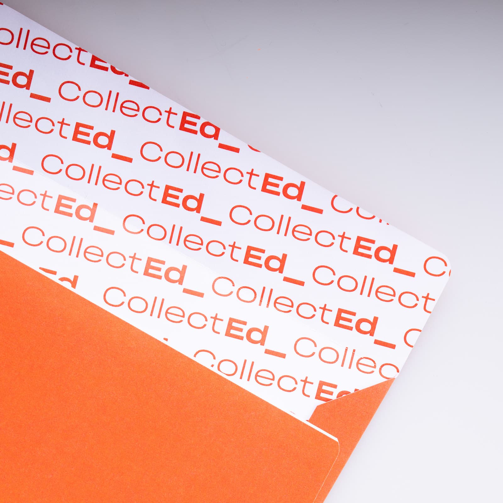 Détails graphiques CollectEd_, construction d’image curatoriale pour boutique design