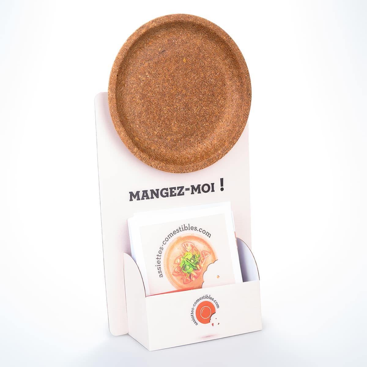 Assiettes comestibles